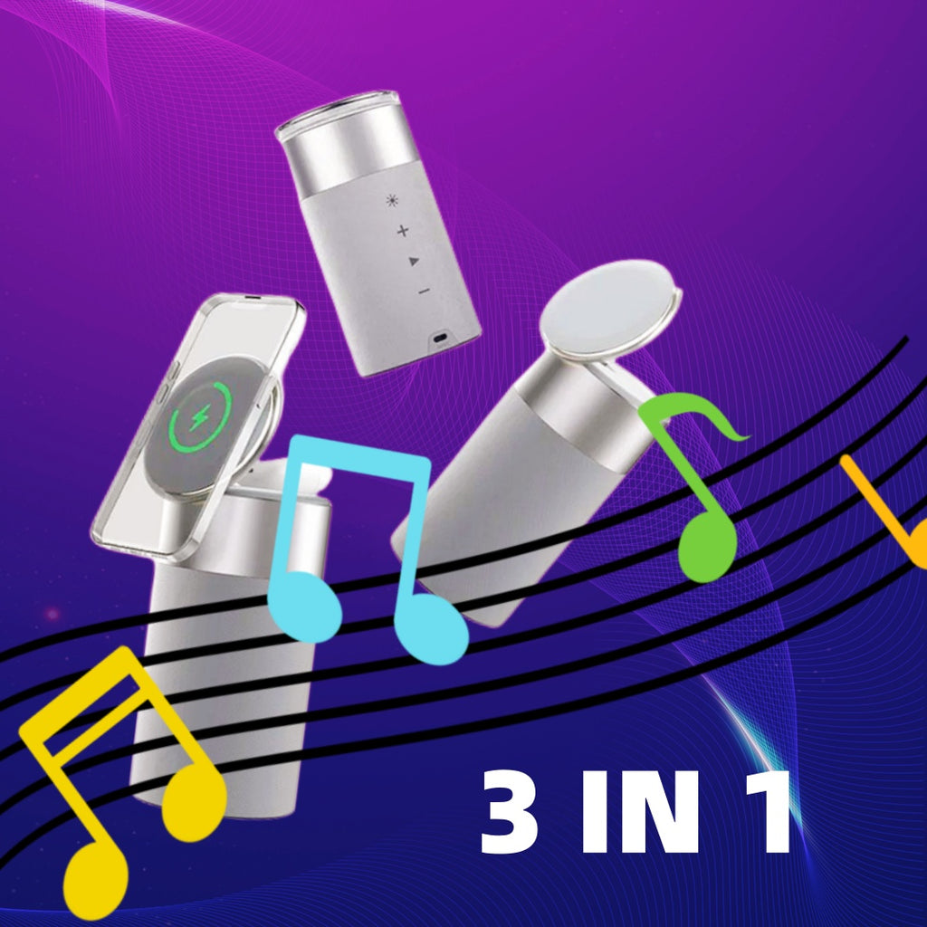 ChargePlay – 3-in-1 Wireless Charger & Speaker