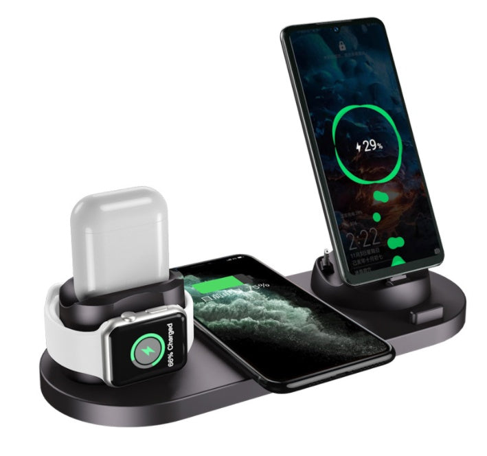 PowerDock – 6-in-1 Wireless Charger