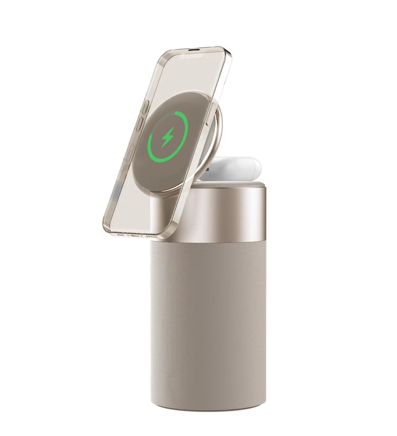ChargePlay – 3-in-1 Wireless Charger & Speaker